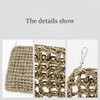 Bird Foraging Wall Toy Parrot Chewing Hanging Hook Toys Woven Climbing Hammock Mat Bird Climbing Net Climbing Cotton Rope Net Hanging Bird Climbing Rope (Small)