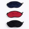Bucky Eden Collection Lightweight Eye Shade Mask with Reusable Ear Plugs, Black
