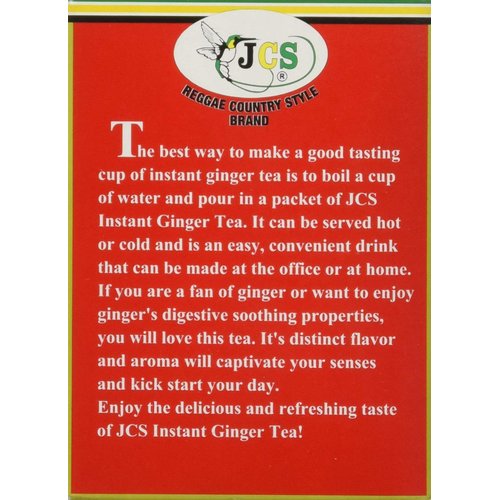 1 X JCS Instant Ginger Tea - Product of Thailand (18G. 11 PACKS)