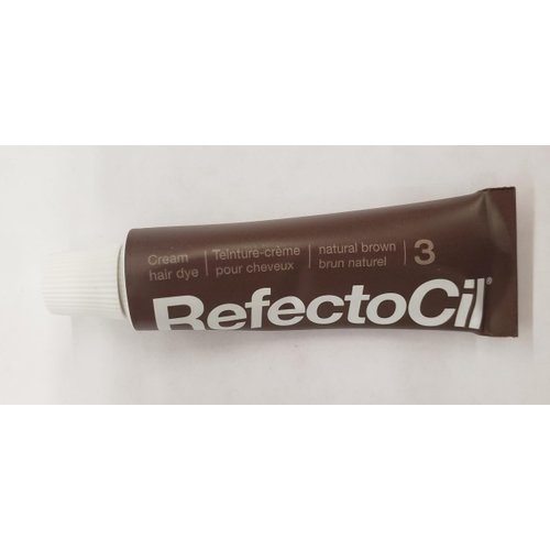 RefectoCil Cream Hair Dye 2-Pack – Professional Hair Tint for Long-Lasting Color – Natural Brown (#3) + Light Brown (#3.1)