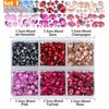 LPBeads 10000pcs Hotfix Rhinestones Flatback Glass Crystal 24 Mixed Color Rhinestone with Tweezers and Picking Pen for Crafts Clothes Nail Art