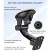 Pixelman 2Pcs Backup Camera Monitor Mount (for 4.3/5 in),Enhanced Rear View Monitor Mount Adjustable Car Reverse Camera Monitor Bracket Backup Camera Display Monitor Windshield Suction Cup Holder
