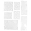 7 Types Facial Mask Mold, Mask Making Plate Reusable Face Mask Patch Molds DIY Facial Mask Machine Maker Accessories for Beauty Salon(Without Mask Machine)