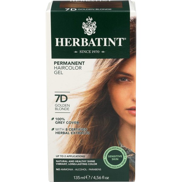 HERBATINT 7D Golden Blonde Hair Color, 135 ML