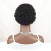 Somo Bella Afro Short Wig, Short Human Hair Wigs Kinky Curly Full Machine Made Daily Wig for Women and Men 4 inches Natural Black Color