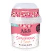 Nad's Waxing Dots - Strawberries & Cream Hard Wax Beads - Microwaveable No-Strip Formula For Women