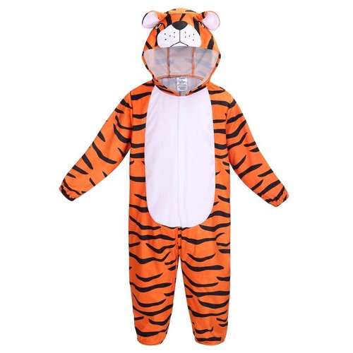 LMYOVE Kids Tiger Costume Boys Animal Onesie Halloween Dress Up Small 3-4T