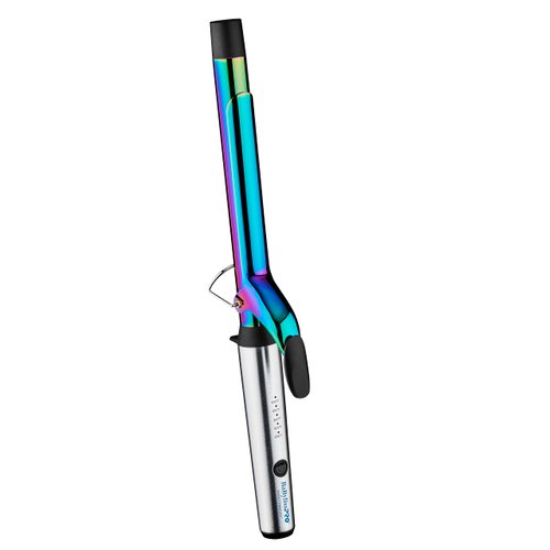 BaBylissPRO Nano Titanium 1 inch Curling Iron with Extended Barrel, Professional Spring Hair Curler for Medium to Longer Hair Types, Iridescent