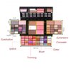 Full Face Palette Makeup All in One, Eyeshadow Palette 36 Colors, With Foundation, Trimming,Blush,16 Color Lipstick,12 Color Glitter and Mirror for Women Full Kit(#1)