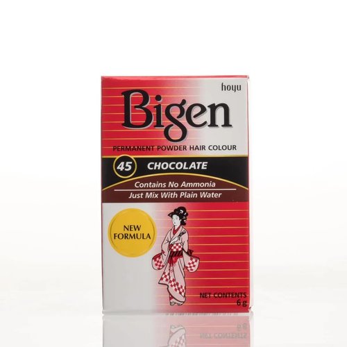 Bigen Powder Hair Color #45 Chocolate 0.21oz (2 Pack)
