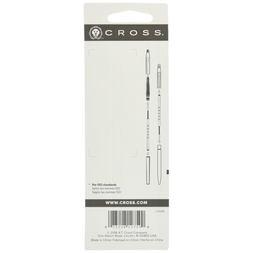 Cross Slim Ballpoint Pen Refill, Medium Point, Black, 1-Pack (8783-2)
