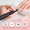 MelodySusie Electric Nail Drill Machine,PC120I Portable Electric Nail File Efile Set for Acrylic Gel Nails, Manicure Pedicure Tool with Nail Drill Bits Sanding Bands Dust Brush, Black