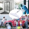 Shower Squeegee for Bathroom Shower Glass Doors, 10'' Rubber Window Cleaner Squeegee, Clear Plastic Car Windshield Cleaning Squeegee