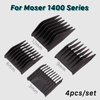 Barber Professional Universal Hair Clipper Limit Comb Replacement Cutting Guide Comb for Moser 1400 Series（4Pcs/Set ）