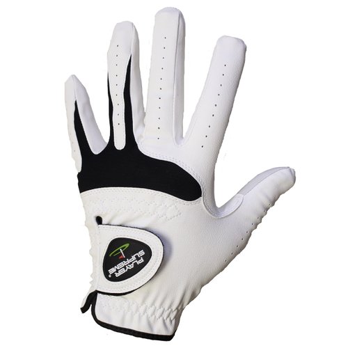 Player Supreme 3-Pack Men's All Weather Synthetic Leather Golf Gloves (S)