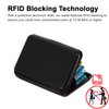 Kaabao Credit Card Holder, Metal Card Wallet for Women Men, Slim ID Card Holders RFID Blocking Protector Sleeves Aluminum Business Hard Case (Black)