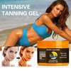 Intensive Tanning Gel, Intensive Tanning Luxe Gel, Carrot Tanning Gel, Brown Tanning Gel, Natural Tanning Accelerator Cream Gel for Sunbeds & Outdoor Sun（150ml）