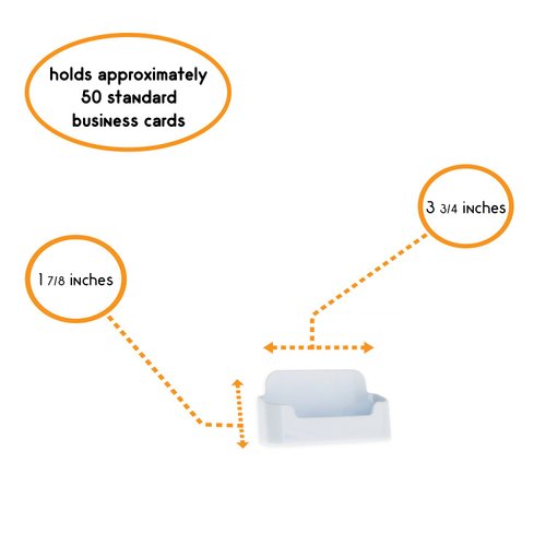 SOURCEONE.ORG Premium Acrylic Business Card and Gift Card Holder