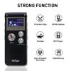 Voice Recorder 16GB Capacity Voice Activated Recording Device Digital Voice Recorder for Lectures, Meetings, Interviews Audio Recorder with USB Rechargeable WAV/MP3 Tape Recorder (16GB)