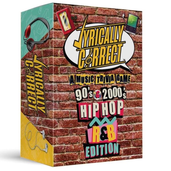 Lyrically Correct Mustic Trivia Card Game | Multi-Generational Family Gatherings, Adult Game Night and Fun Trivia (90's and 2000's Hip Hop and R&B)