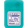 Waxed Flat Mint Ribbon Dental Floss, 144 pcs