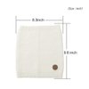 XIAOHAWANG Baby Winter Scarf Kids Thick Knit Scarves Toddler Neckerchiefs lovely (white)