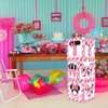 TONIFUL Pink Mouse 2nd Birthday Party Supplies Pink Balloon Box with Letters，Pink Mouse Theme Two Years Old Birthday Party Favors for Girls Second Birthday Decoration