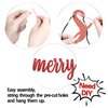 Red Glitter Merry Christmas Ya Filthy Animals Banner, Merry Christmas/Feliz Navidad, Christmas Holiday New Year Party Decorations Supplies