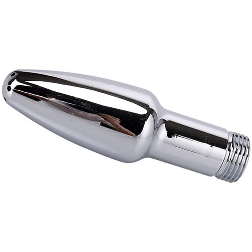ABSOK Clean Shower Head Metal Enema Shower Vaginal Irrigation System Colon Aluminum Shower Bathroom Cleaning System Cleaner (Silver)