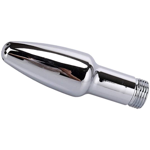ABSOK Clean Shower Head Metal Enema Shower Vaginal Irrigation System Colon Aluminum Shower Bathroom Cleaning System Cleaner (Silver)