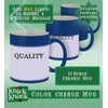 Knick Knack Gifts Go Cruelty-Free - 11oz Magic Color Changing Mug, Blue