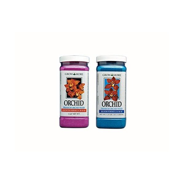 Grow More Premium Orchid Fertilizer Combo: Grow (1 Pound) and Bloom (1.25 Pounds)