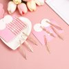 ULTECHNOVO 17 Pieces Bobby Pin Hair Pin Geometric Metal Hair Clip Hair Barrettes for Women Girl Hair Styling Pins Minimalist Hair Decorative Wedding Dainty Accessories Headwear (Gold, Mixed Style)