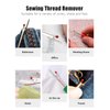 Sewing Machine Cleaning Kit, 8pcs Repair Machine Sewing Tools Includes Tweezer Double Headed Lint Brush Different Size Screwdrivers and Seam Rippers to Boost Machine Sewing Performance (A)