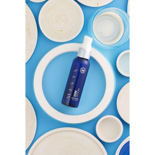 MEVYS Shine Serum 2 Oz. (Color Protection - Thermal Protection), Hair Serum for Split Ends and Healthy Hair, Hair Style and Frizz Control, Hair Protector for Heating Tools, Seal Color and Color Care