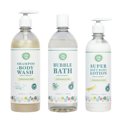 Little Me Baby Bubble Bath Gentle Formula, 23.6 fl oz