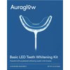 Auraglow Teeth Whitening Kit, Wired LED Accelerator Light, 35% Carbamide Peroxide Teeth Whitening Gel, 12 Whitening Treatments, Whitens up to 10 Shades in 7 Days