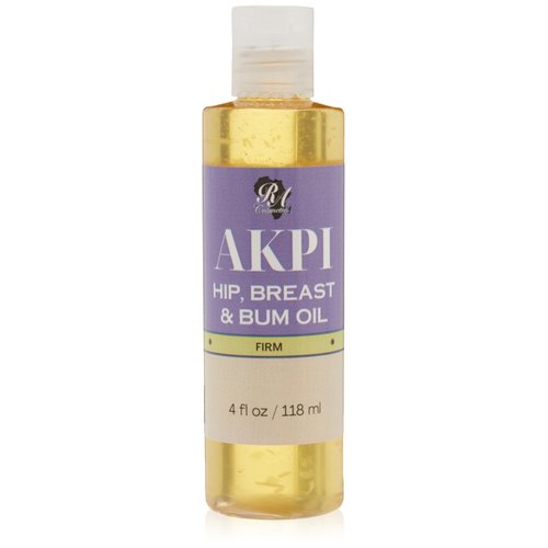 RA Cosmetics Akpi Lifting Oil for Butt, HIPS, and Breasts - 100% Natural, Surgery-Free Beauty Solution - Breasts & Butt Enhancement Oil for Firming and Toning Your Skin | Hip Lift Massage Oil, 4oz