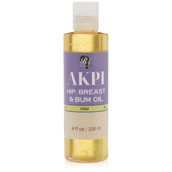 RA Cosmetics Akpi Lifting Oil for Butt, HIPS, and Breasts - 100% Natural, Surgery-Free Beauty Solution - Breasts & Butt Enhancement Oil for Firming and Toning Your Skin | Hip Lift Massage Oil, 4oz