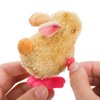ZENFUN 24 Pcs Bunny Jumping Chick Wind Up Toys, Easter Chicken Plush Chicks Toys Hopping Windup Toy for Easter Egg Hunt Basket, Party Favors Gift, Not for Children Under 3 Years