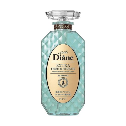 Moist Diane Perfect Beauty Extra Fresh & Hydrate Dry Scalp & Hair Shampoo for Men & Women, Organic Keratin Scalp Haircare from Japan, 15.2 fl oz
