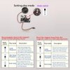DONGKER 8M Programmable Voice Record Module,DC 5V Magnetic Control DIY Music Voice Recording Module with Speaker Can Change 3 Play Modes for Personalized Greetings Holiday Crafts Cards
