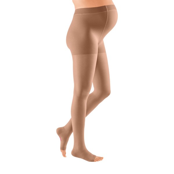 mediven Plus for Men & Women, 30-40 mmHg, Compression Maternity Pantyhose, Open Toe