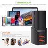 Dual Universal USB Adapter Works for LG Stylus 3 for Worldwide Power and Travel Between US/EU/CN/AUS/NZ/UK