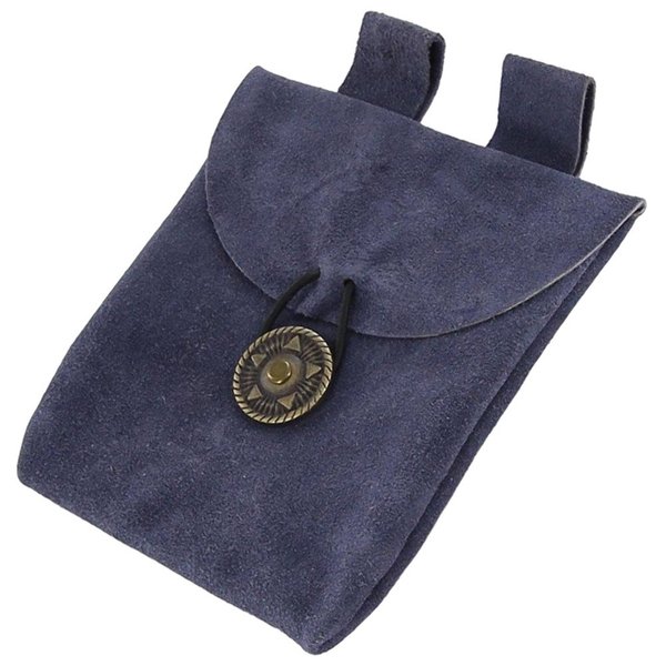 Armory Replicas Handmade Fair Maiden Modest Belt Pouch Blue