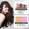 40pcs Heatless Spiral Hair Curlers for Long Hair, No Heat Curlers 22inch/55cm Magic Curls Hair Rollers with Styling Hooks for Women Kids