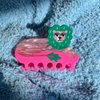 Generic Pink Lion Hair Clip,Acetate Claw Clip for Women,Women Hair Accessories, 1 Count (Pack of 1)