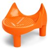 Champion Sports Double Rubber Construction Football Sidewinder Kicking Tee - Extra Elevation - High Visibility Orange - 2"