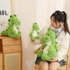 Cute Soft Dinosaur Stuffed Animals Dinosaur Plush Toys Dinosaur Plushies Throw Pillow Dino Hugging Cuddly Dinosaur Doll with Small Backpack Gift for Kids and Lovers in Birthday, Valentine (9-Inch)
