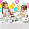 Xigejob Dog Birthday Party Supplies Tableware - Puppy Dog Party Decorations Include Dinner Plates, Dessert Plate, Cups, Napkins, Puppy Dog Themed Baby Shower Dinnerware Decorations | Serve 24
